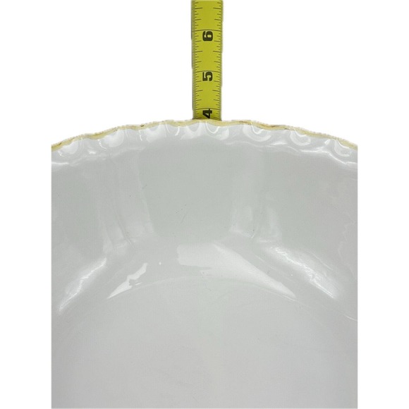 Sur La Table Italy Bowl Scalloped Large 11” Salad Pasta Serving Red White Deep - Picture 8 of 9